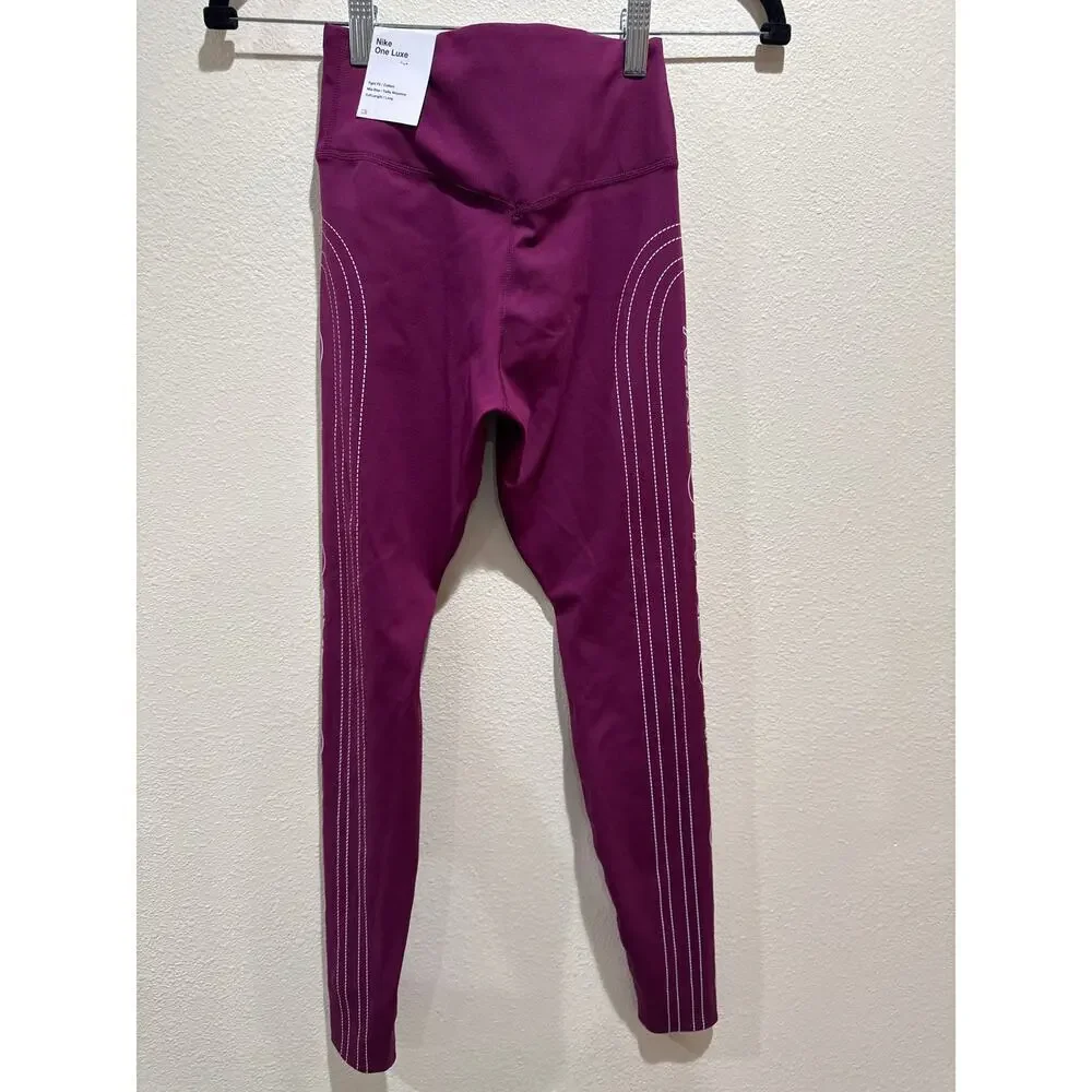 Womens Nike One Lux XS Leggings New - Picture 5 of 6